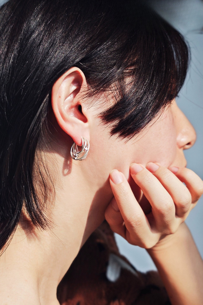 月光莫比烏斯之夢 S925 耳環 B4468