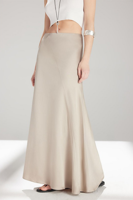 マーメイドサイドジップミディスカート B4752