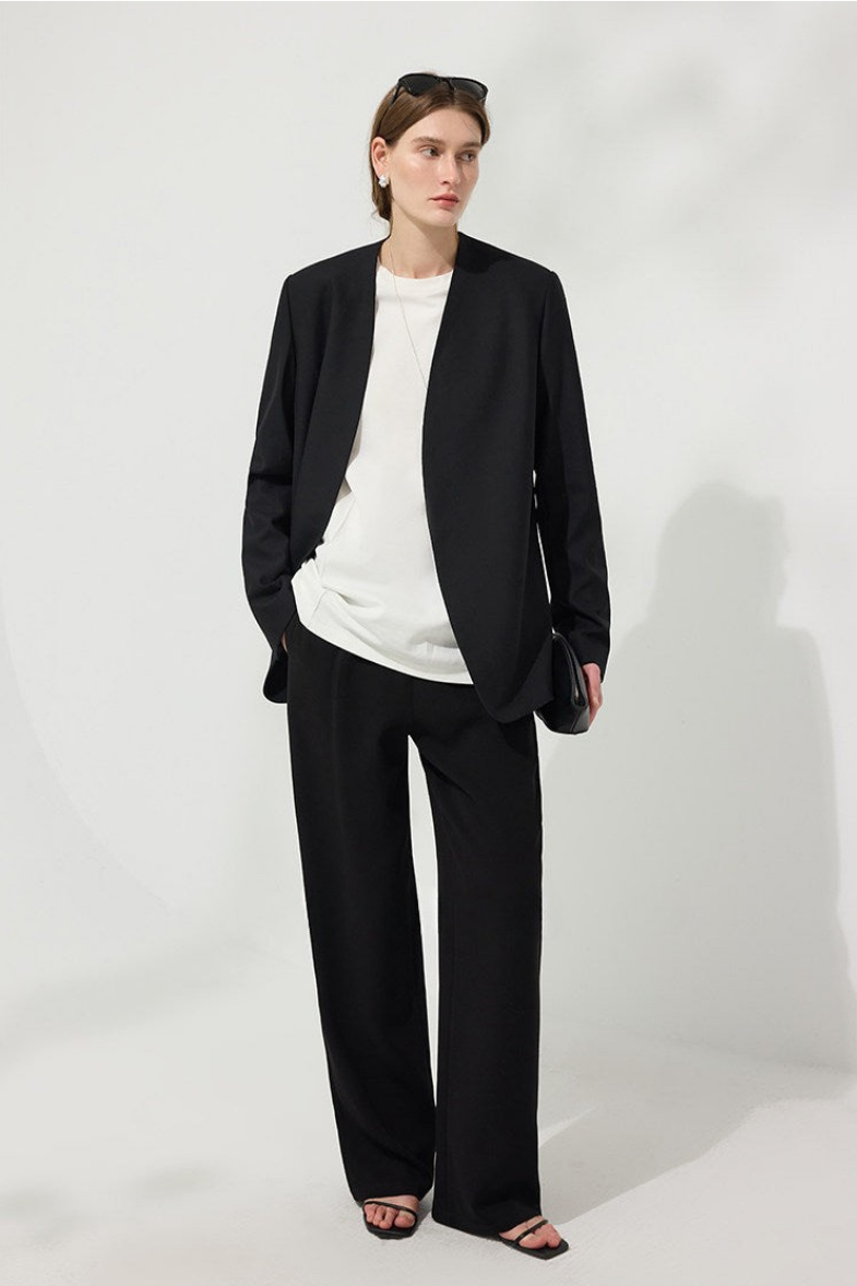 Minimal Loose Drop Shoulder T-Shirt B4743