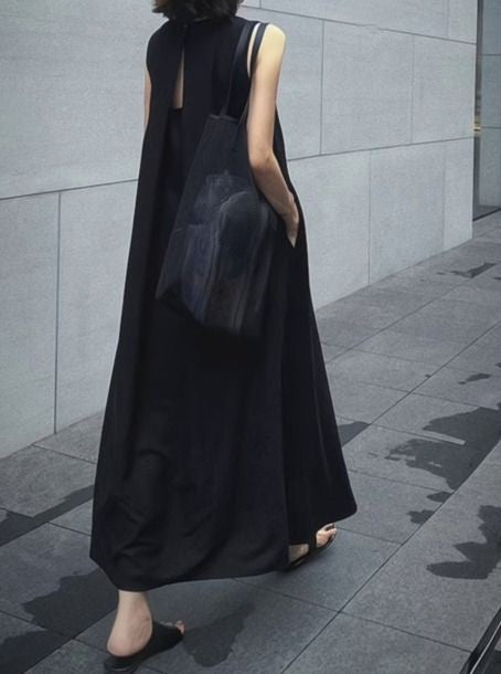 バックオープンサンドレス B1941