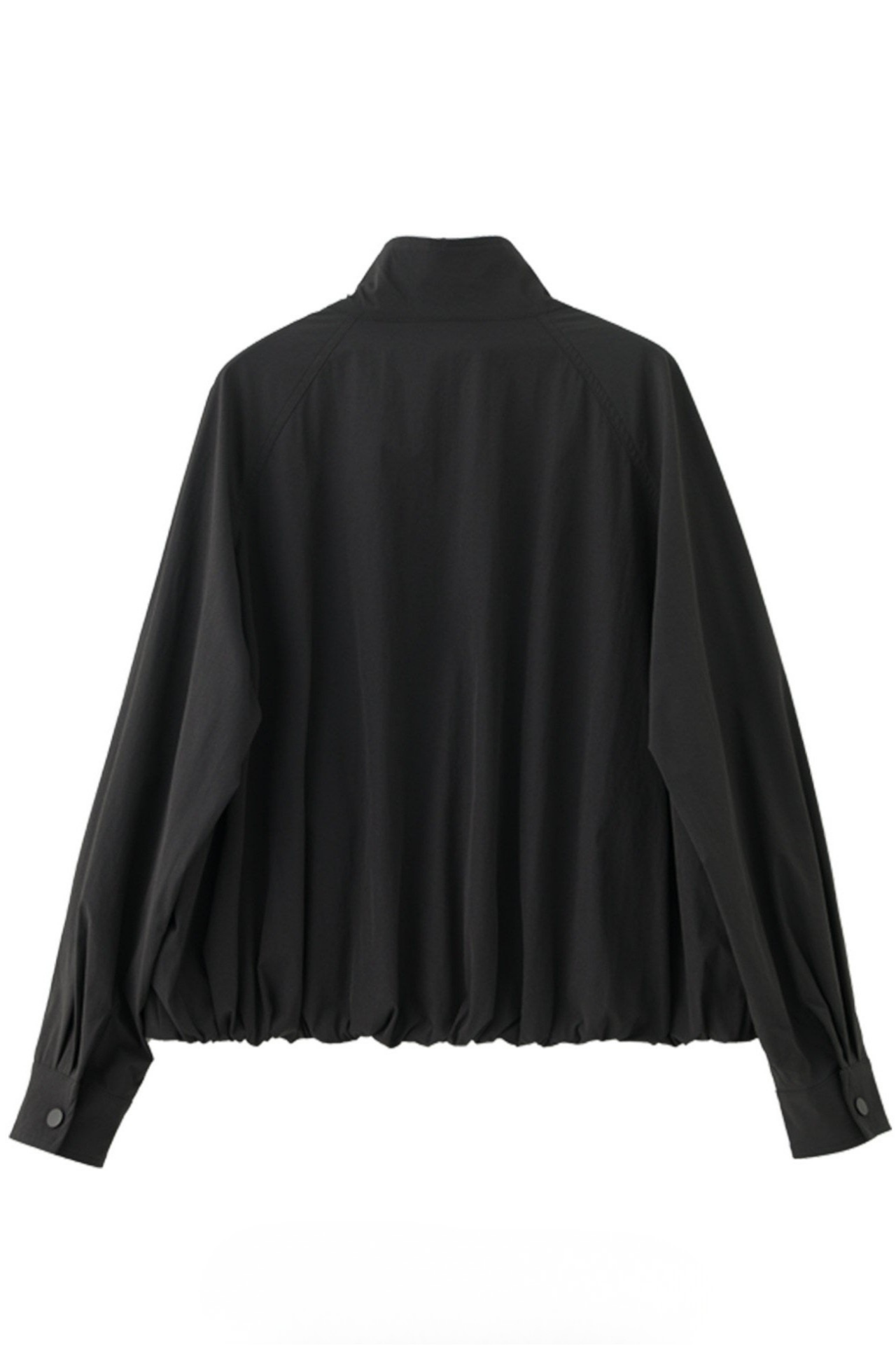 リンクルミニマリストスタンドカラージャケット B4703