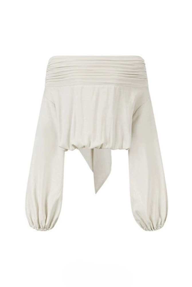 ワンラインカラー長袖シャツ B4252