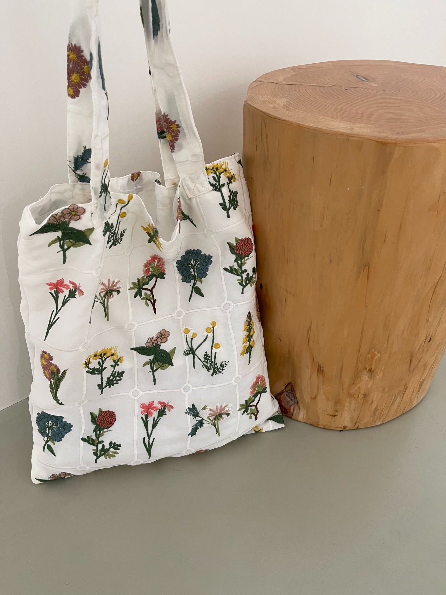 ヴィンテージフラワー刺繡ショルダーバッグ B3027
