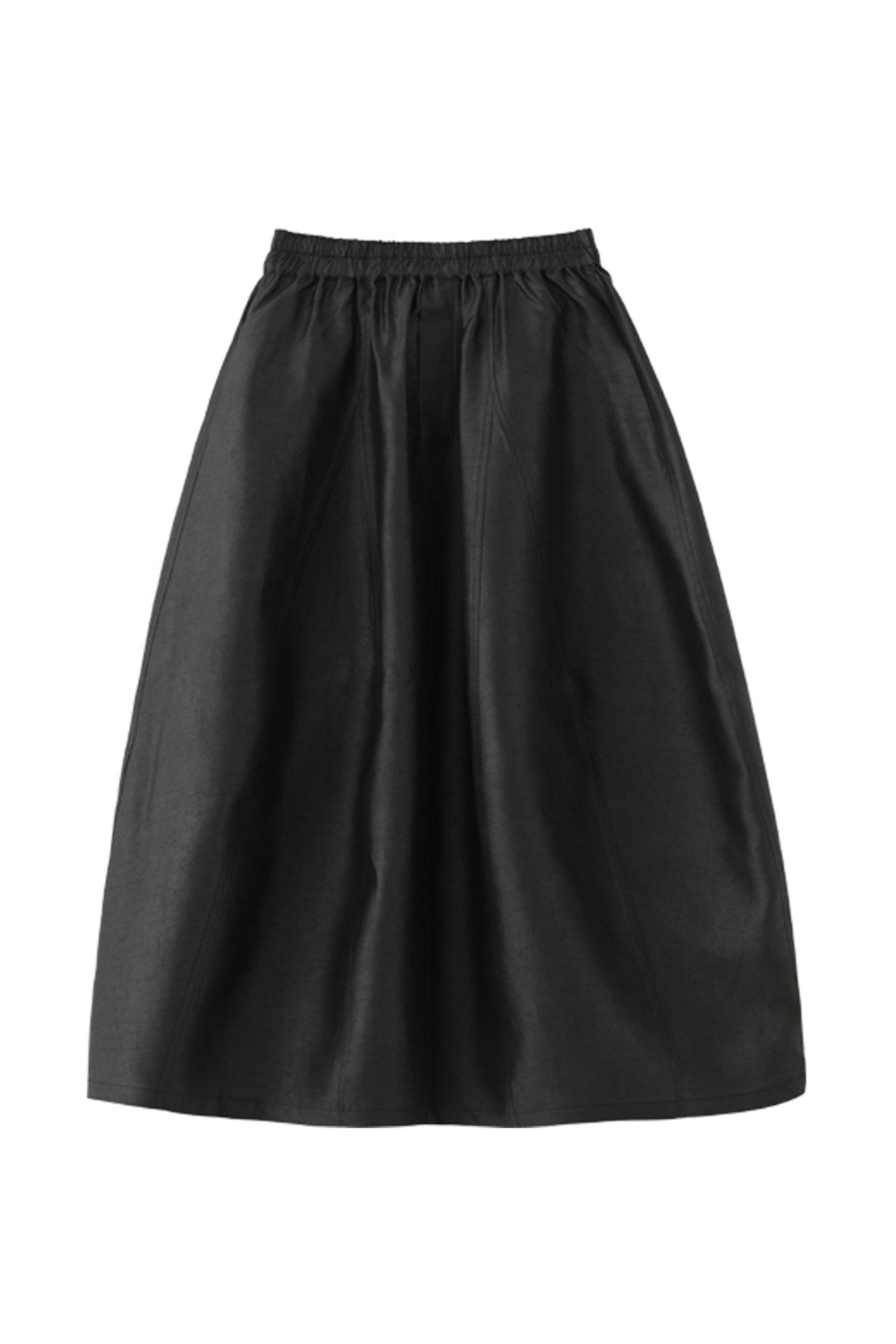 ブラックプレミアムシルクバドスカート B4702