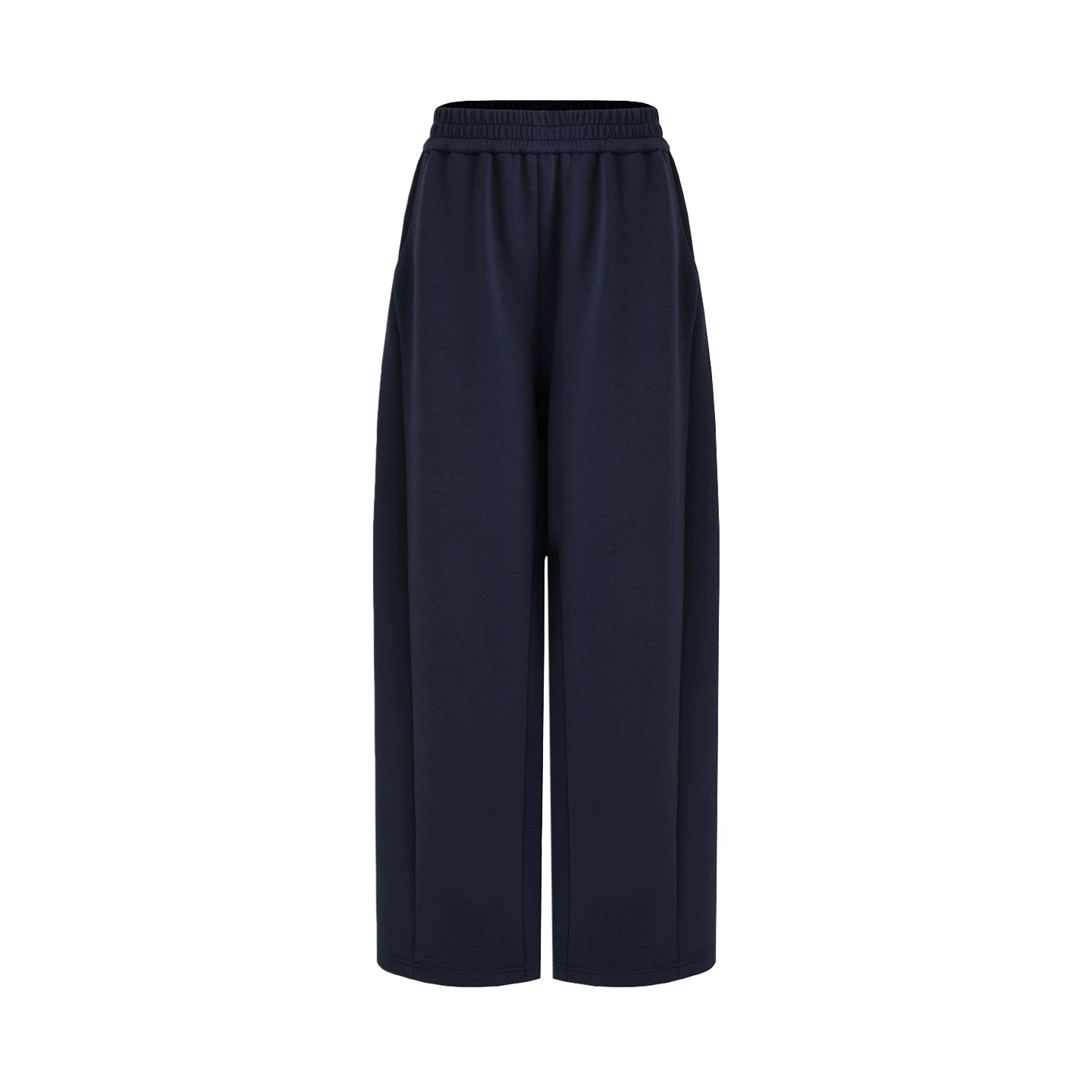 Fur collar fake two-piece top and cropped pants set B4511