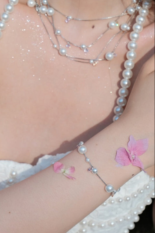 S925珍珠星空手鍊 B3803