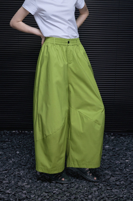 ピュアコットンワイドランタンパンツ B4732