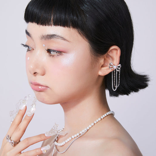 【即納・日本国内限定】リトルマーメイドタッセルイヤーカフ B1709