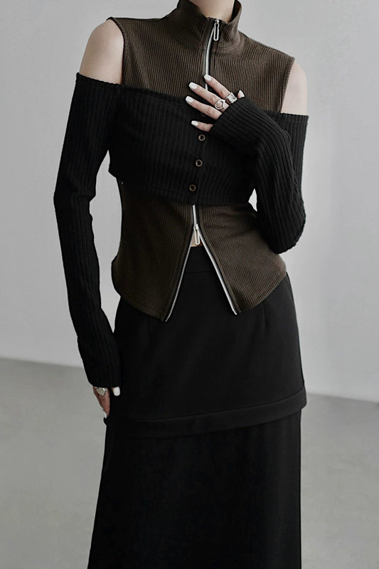 兩件套打底衫 B4348