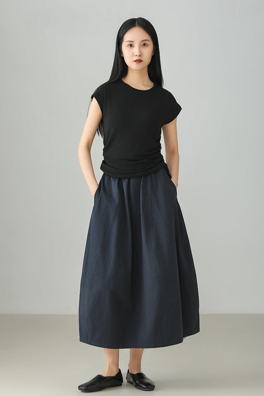 ハイカウントコットンバドスカート B3836