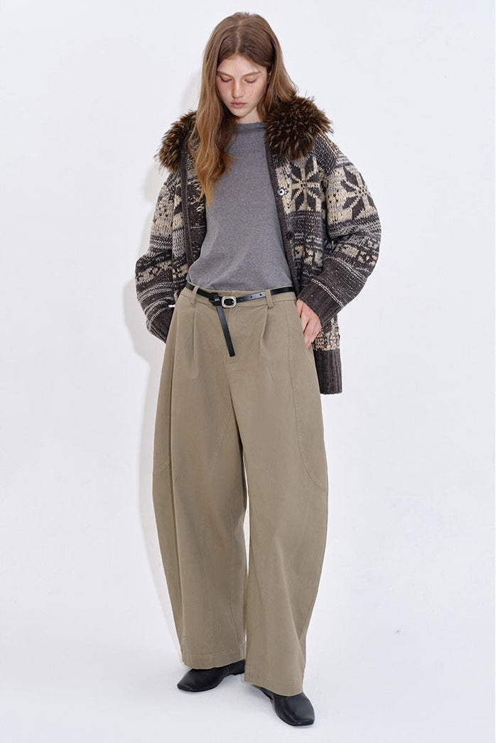 ウオッシュコットンバナナパンツ B4402