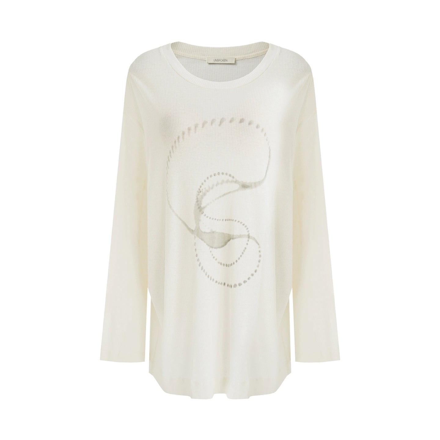 White Relaxed Loose T-shirt B4445