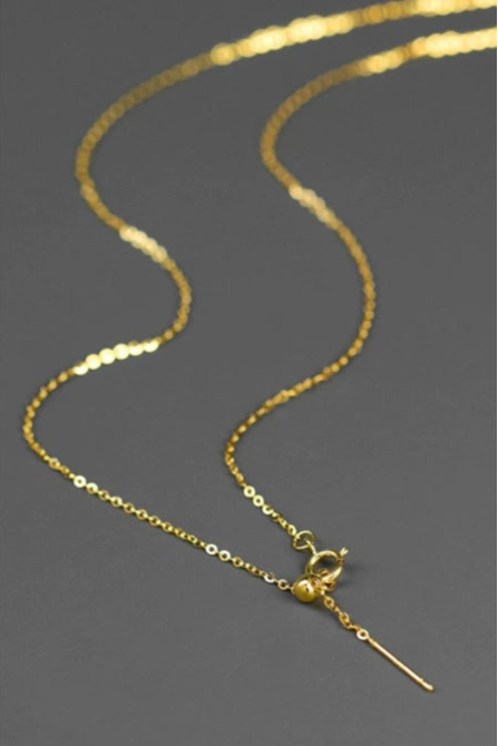 S925 Flower Peony Necklace B4262