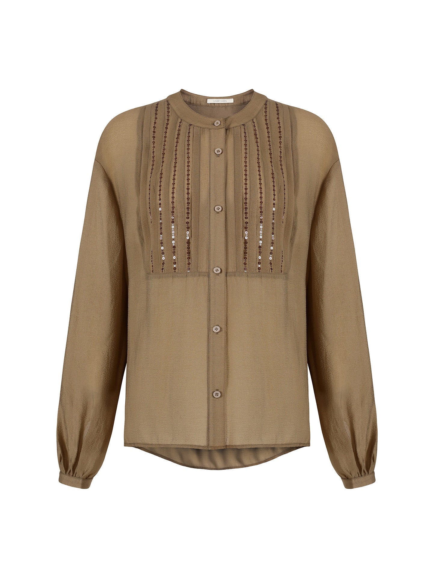 Sequined Embroidered French Loose Blouse B4938