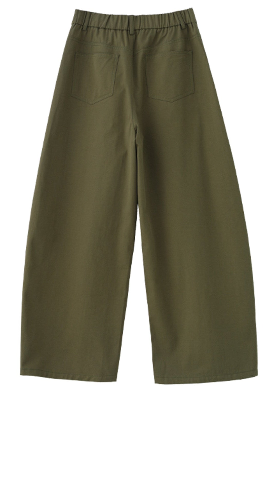 High-end Cotton Minimal Straight Pants B4726