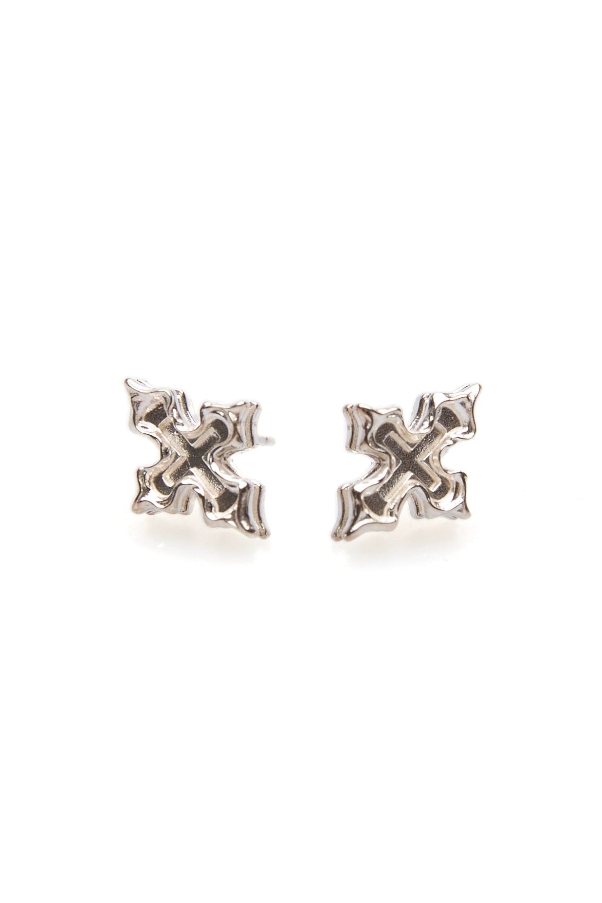 S925 Vintage Cross Pattern Earrings B4537