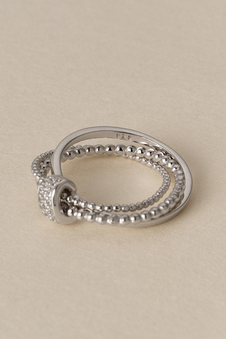 S925トリプルラップハイエンドリング B4719