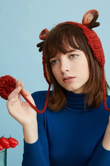 鹿の角あったかヘッドバンド B3390