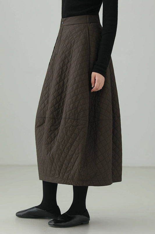 Warm Tulip Quilted Skirt B4524