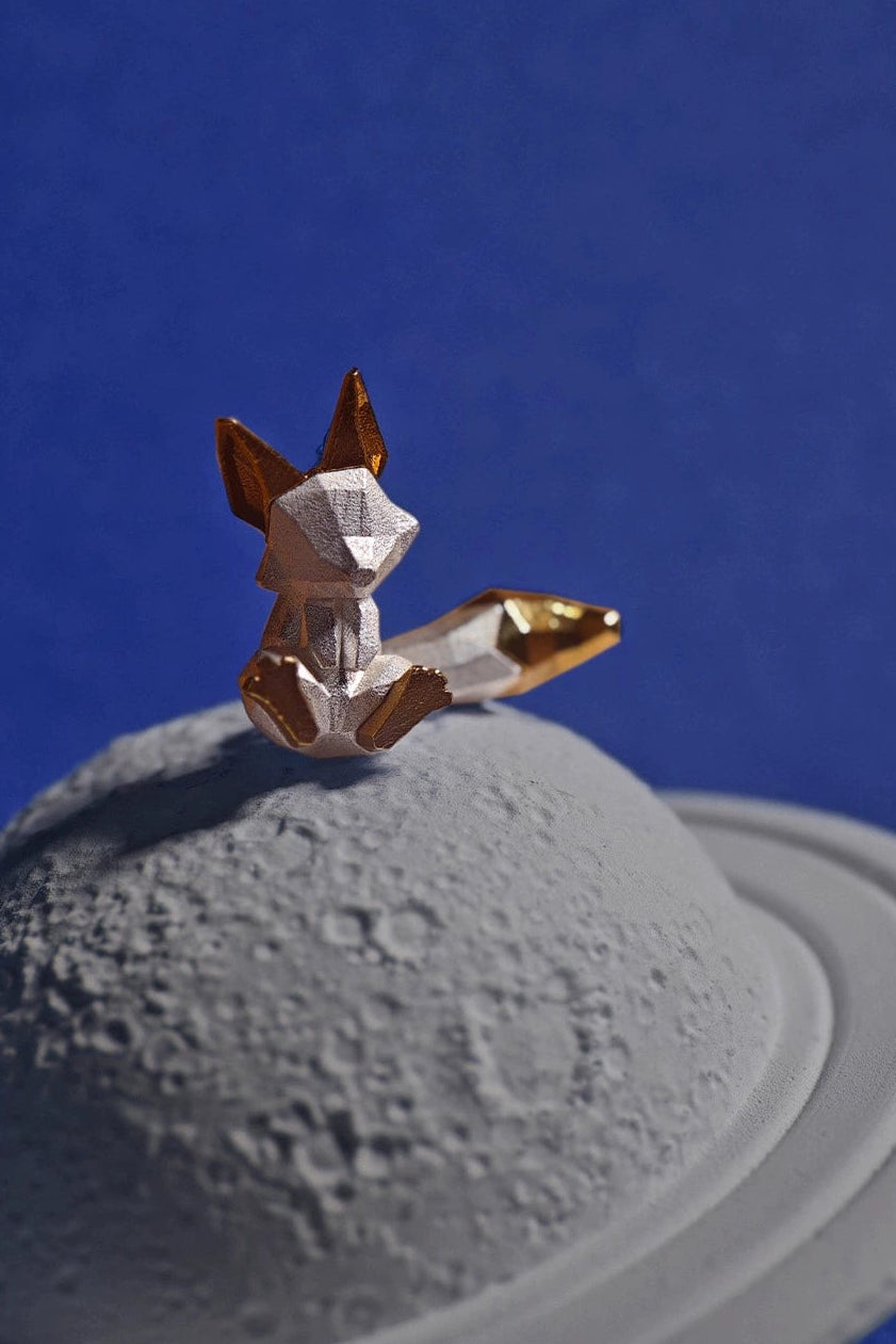 Little Fox Wagging Tail S925 Earrings B4471