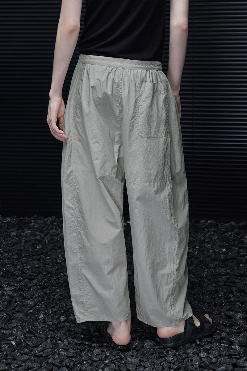 ライトグレーワイドルーズパンツ B3865