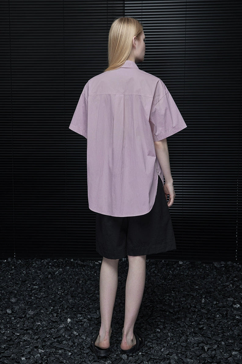 半袖ピンクルーズシャツ B3866