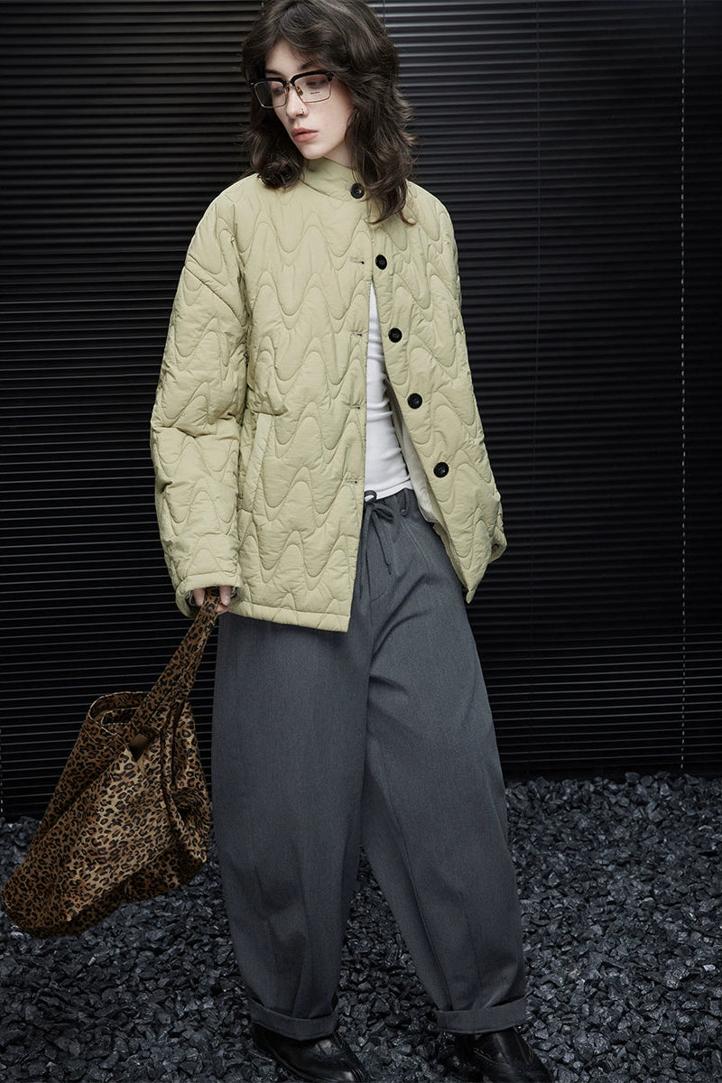 スタンドカラーショートダウンジャケット B3573