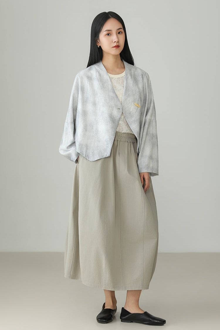 ハイカウントコットンバドスカート B3836