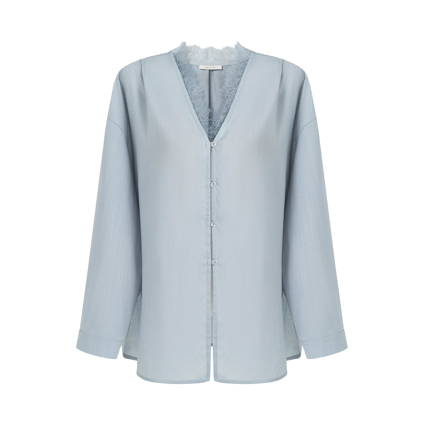 Lace V-neck loose blouse B4293