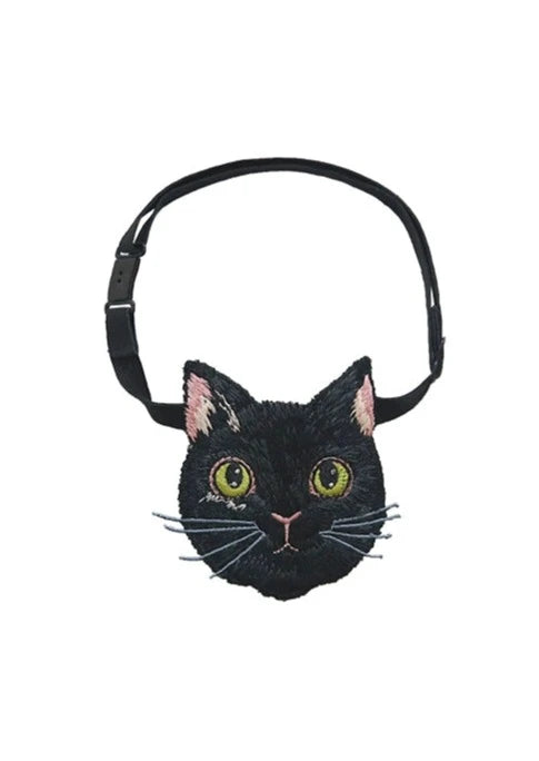 刺繡キャット蝶ネクタイ B2928