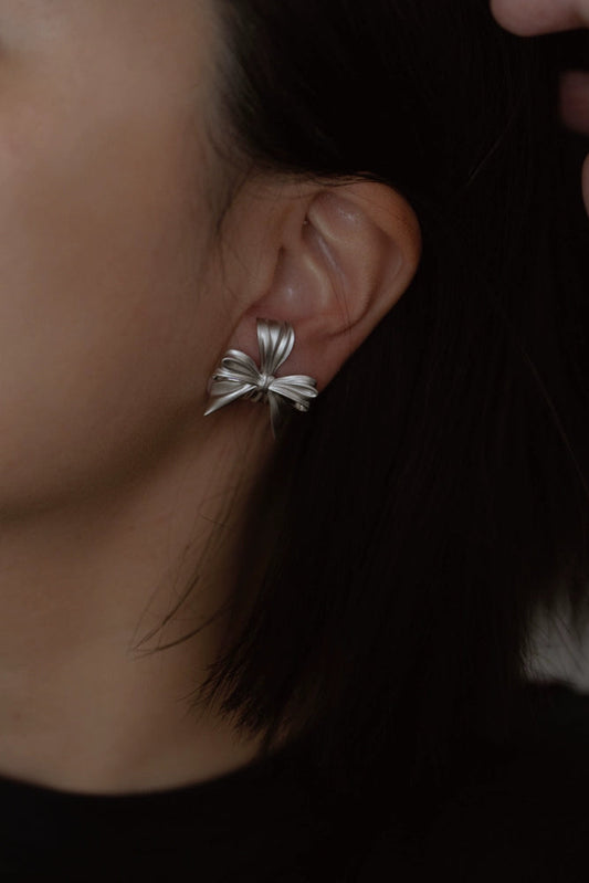 S925 リボンバーサタイルピアス B4299