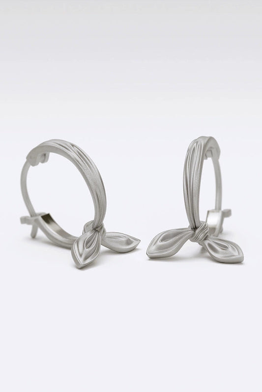 S925シングルノットニッチピアス B4297