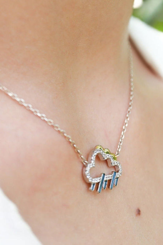 S925サンレインネックレス B1839