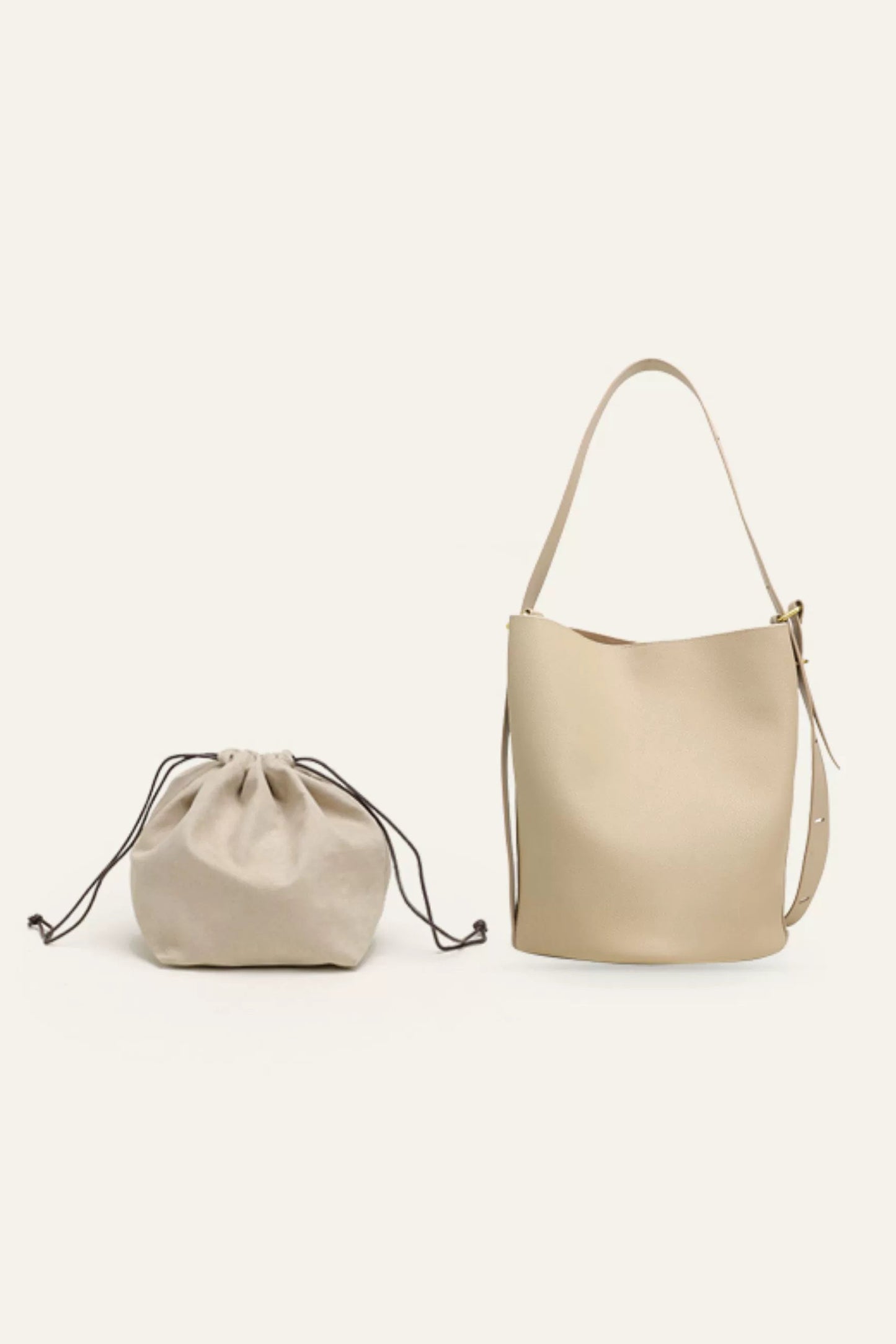 皮革水桶托特包 B4410