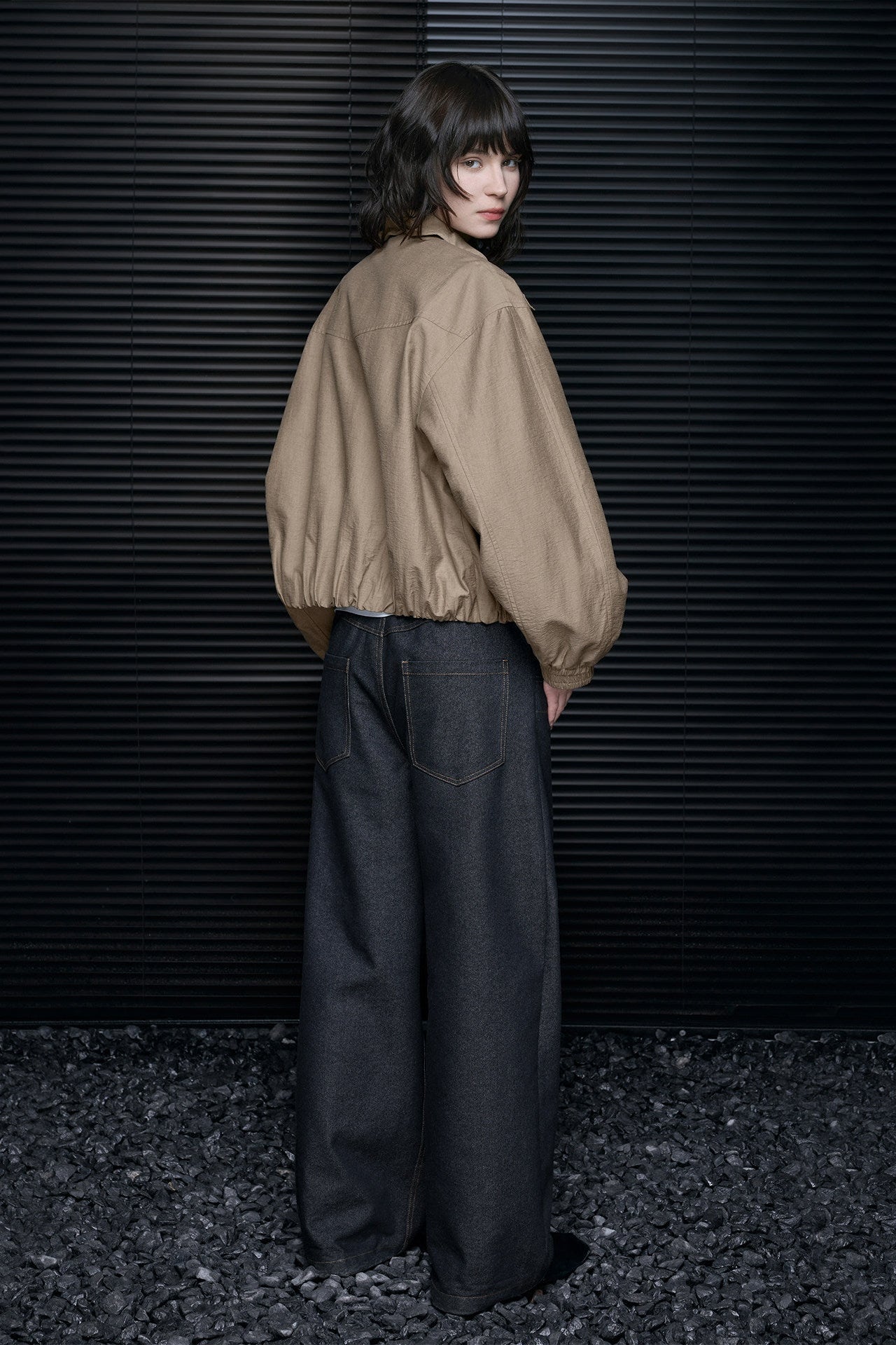 テンセルリネンラペルジャケット B4622