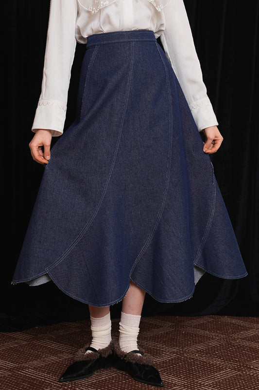 ヴィンテージマーメイドデニムスカート B3750