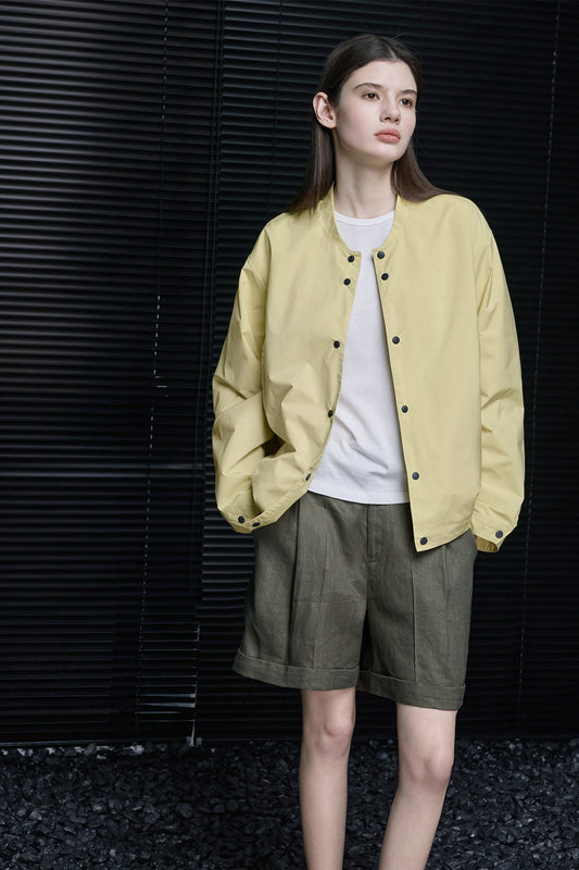 速乾ルーズベースボールカラージャケット B4684