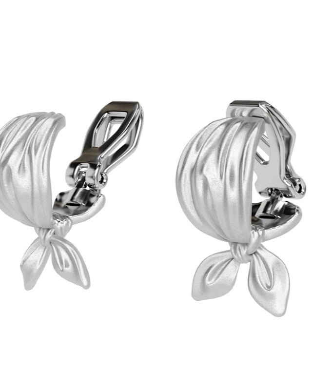 S925 串珠單結耳環 B4168