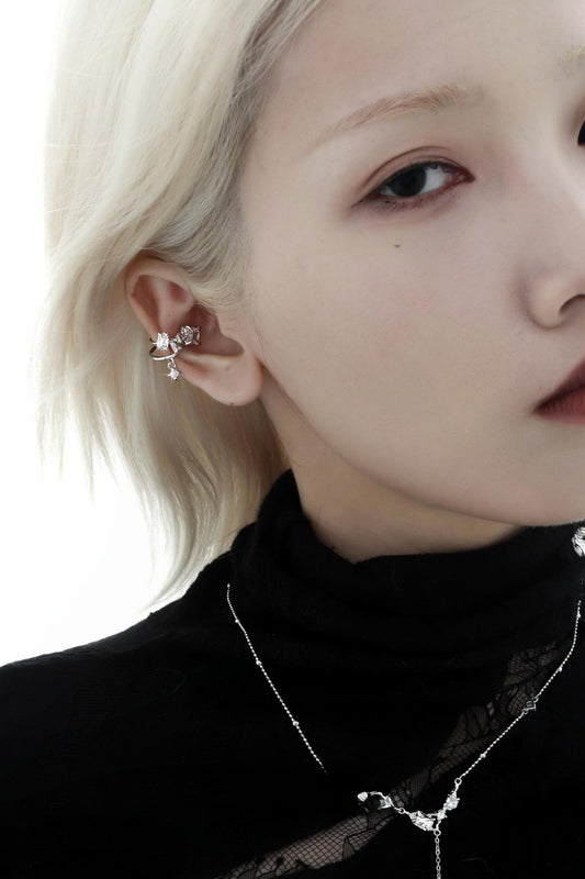 S925 Zircon Minimal Ear Cuff (Single) B3429