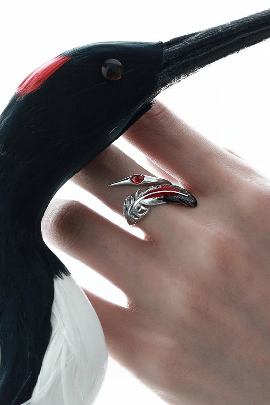 S925リンハフローティングオープンリング B3537