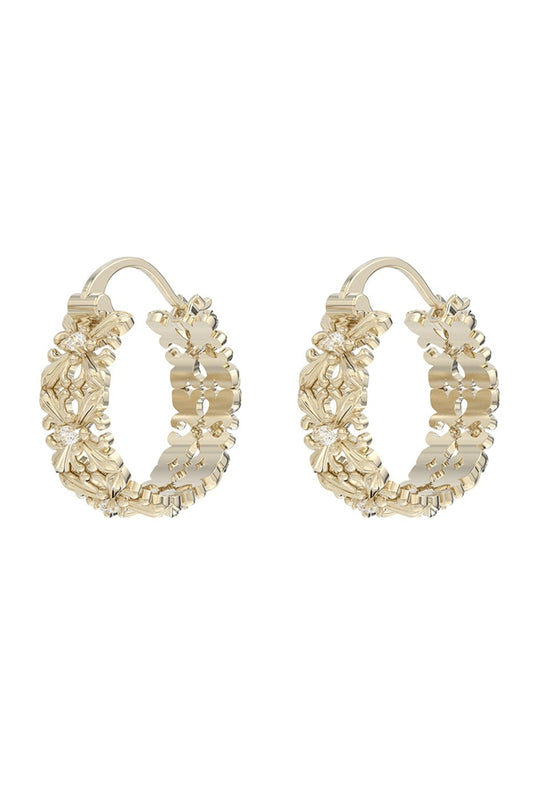 Original Iris Maillard Hoop Earrings B3584