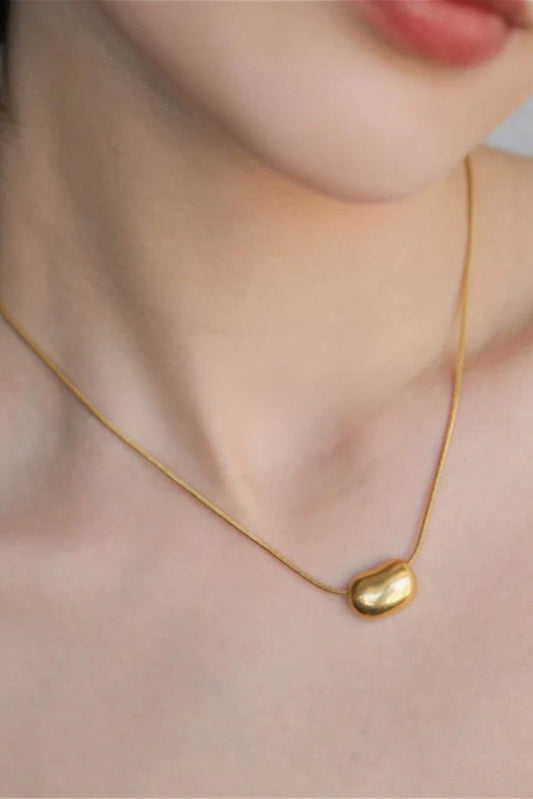 S925 Love Bean Design Necklace B3667