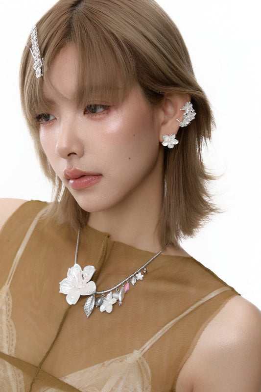 夜桜マルチレイヤーイヤーカフ B3819