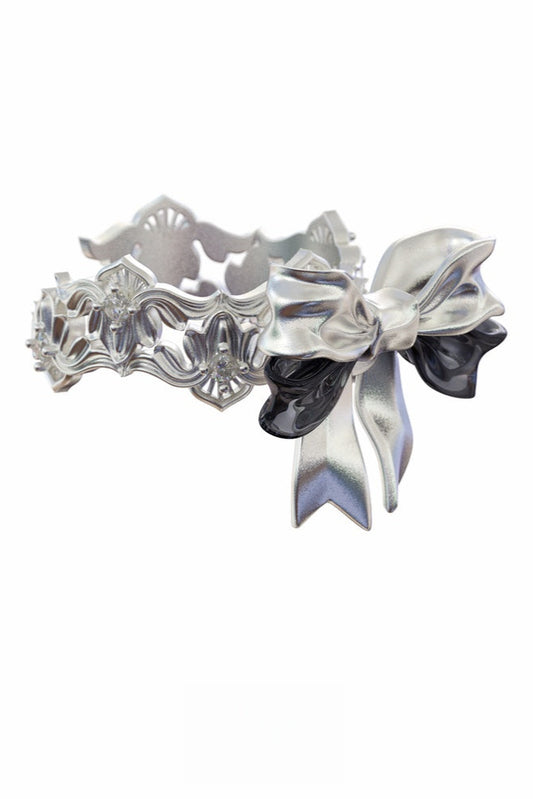 S925ボウヨーロピアンオープンリング B4106