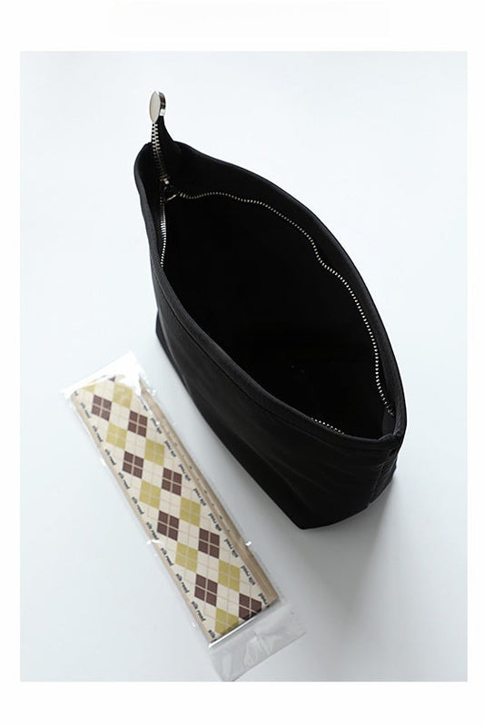 Leather shoulder tote bag B4415