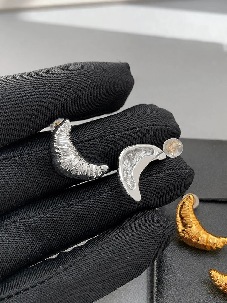 羊角麵包耳環 B2283