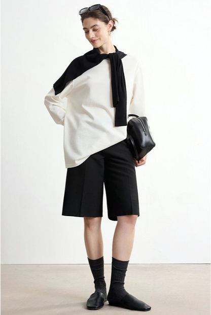 Retro All-Match Straight Shorts B4332