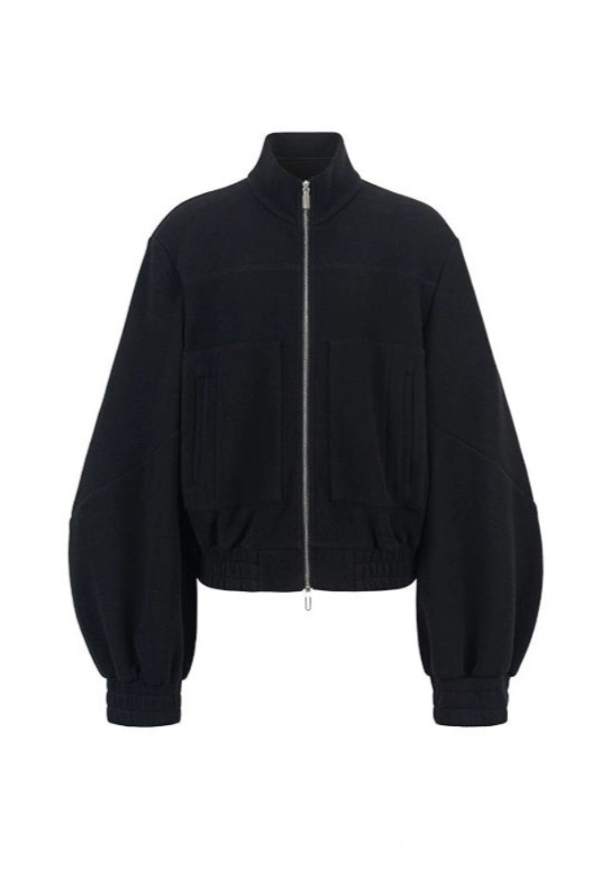 Wide shoulder jacket B4342