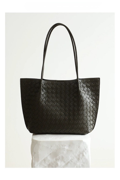 レザーショルダートートバッグ　B4415