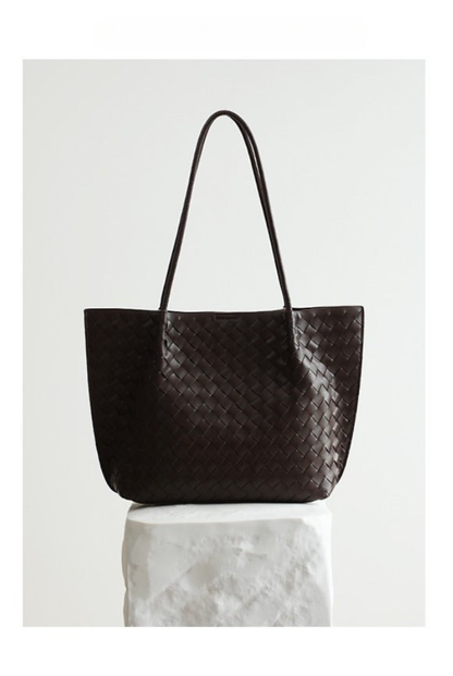 レザーショルダートートバッグ　B4415